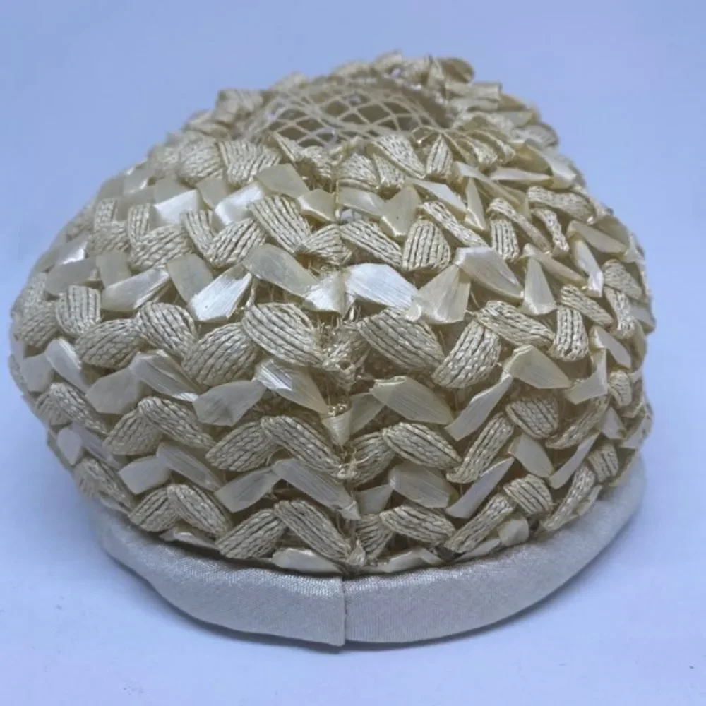 Vintage Union Made Cream Hat - Picture 3 of 9